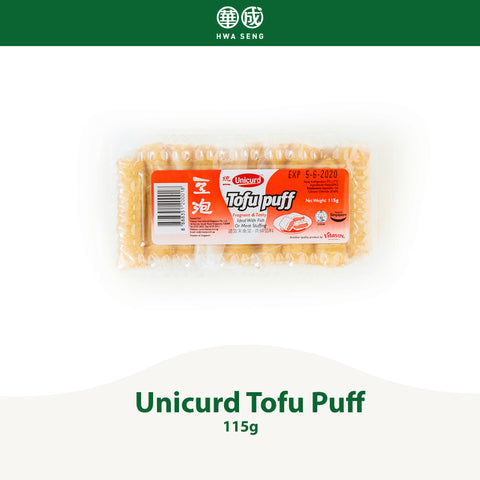 Unicurd Tofu Puff 115g per pkt